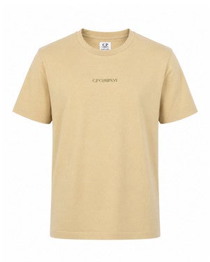 T-shirt Front Logo Zand