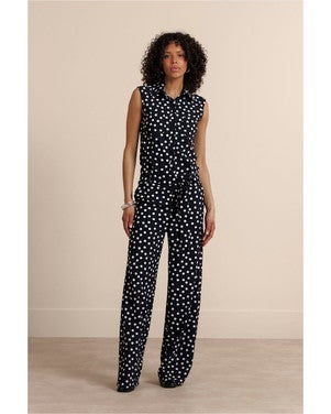 Angelie dot sls jumpsuit Zwart 1