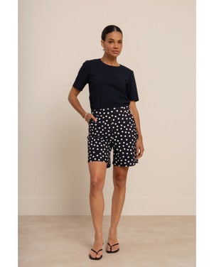 Lexie dot short Zwart 1