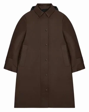 Nara W Long Jacket W3 Bruin 1