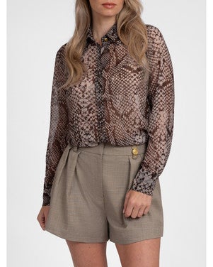 Olicia Blouse Bruin 1