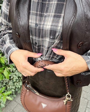 PETRA HOBO SHOULDER BAG Bruin 1