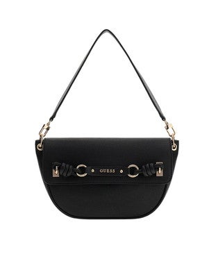 CAMELIA FLAP SHOULDER BAG Zwart 1