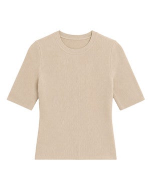 Alya Fitted Top Beige
