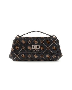 EMELIE LOGO FLAP CROSSBODY Bruin 1