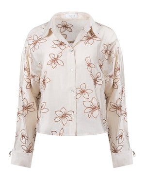 Bailey Blouse Flower Zand