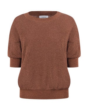 Kinty Top Lurex Bruin 1