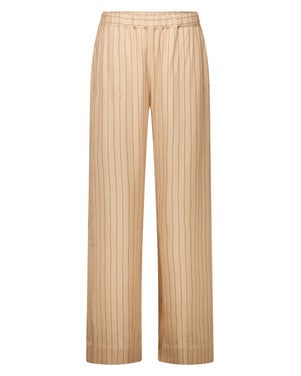 Devine stripe trousers Camel