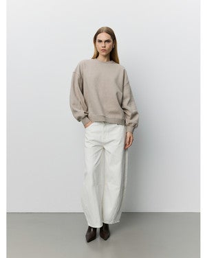 OTILASW PRINTED SWEATSHIRT Bruin 1