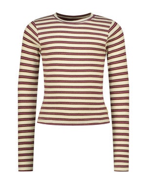 Icon stripe top Green Pink Multi