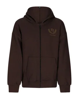 Arthur Hooded Sweatvest Bruin 1