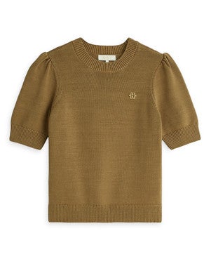 BRENT fitted sweater Bruin 1
