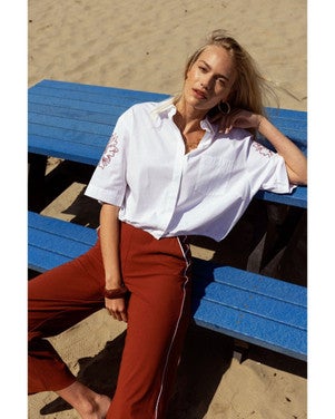Lexie piping trousers Oranje