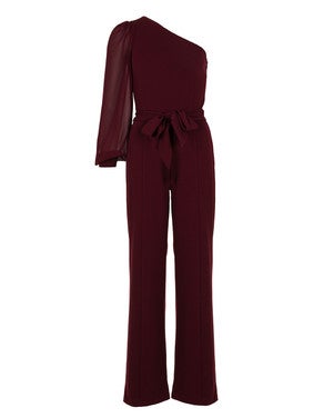 Jumpsuit Jossy Crepe Bordeaux