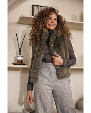 Liane Gilet Bruin 1