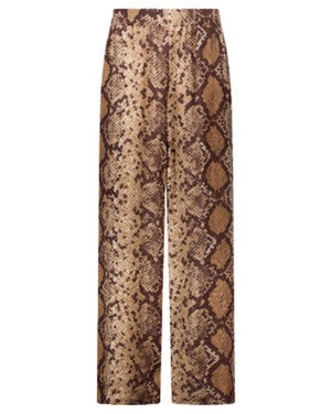 Mienke snake trousers Bruin 1