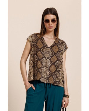 Jindra snake top Bruin 1