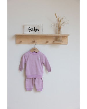 Pyjama Wafel Basic Lila Lila