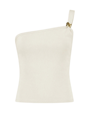 Roselle Top Off White