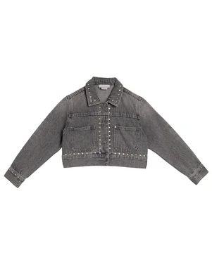 Denim Jacket Studs Stella Grijs