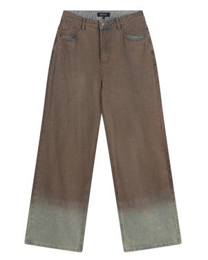 ladies woven washed denim PAYTON Blauw