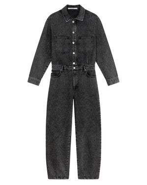 Jumpsuit with balloon leg Zwart 1