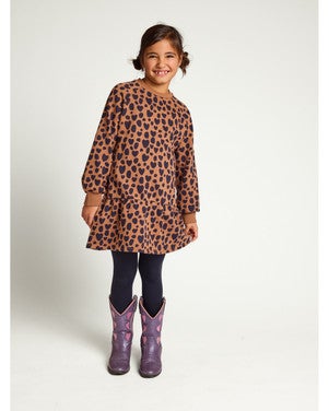 Little leopard dress Bruin 1