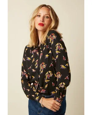 Maisie Blouse Tatum Zwart 1