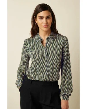 Maisie Blouse Marais Blauw