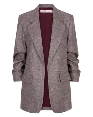 Blazer fancy strass Bordeaux
