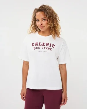 T-shirt ''Galerie'' Off White