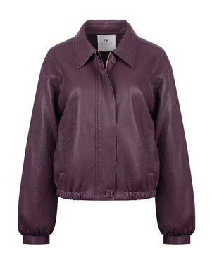 Dominique Jacket PU Bordeaux
