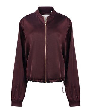 Dena Jacket Shiny Bordeaux
