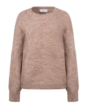 Konstanza Pullover Flower Beige
