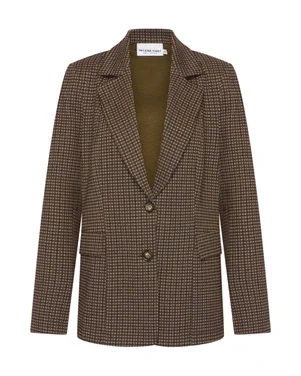 Blazer Nick Lano G. Ruit Bruin 1