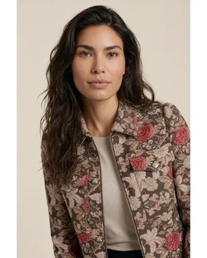 Blazer Riga Bloem Bruin 1