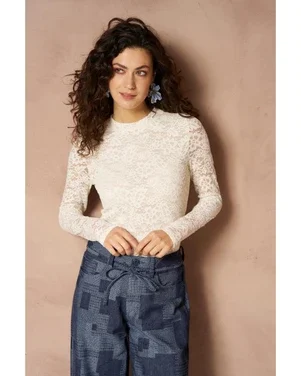Top Irea - Classic Lace Off White