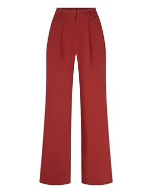Pant Indie - Uni Pleated Rood