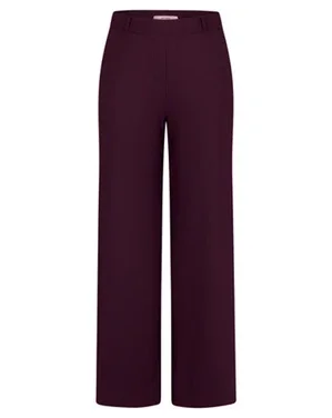Lexie bonded trousers blackberry Bordeaux