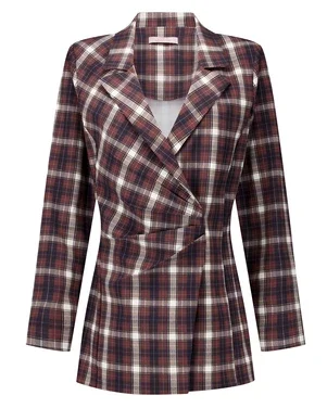 Cinta check blazer Bruin 1