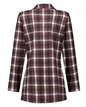Cinta check blazer Bruin 1