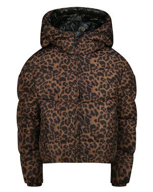 Tanice Jacket Leopard Bruin 1