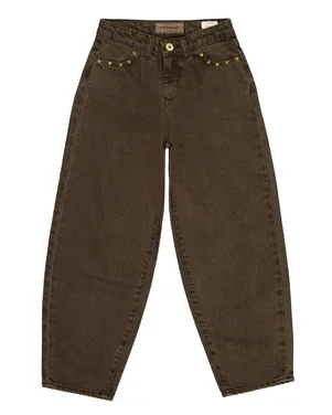 Camilla Balloon Brown Jeans Bruin 1