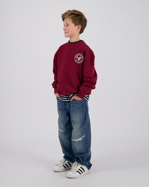 Nomi Crewneck Sweater Bordeaux