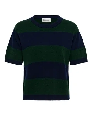 MWJola Knit Pullover SS Blauw
