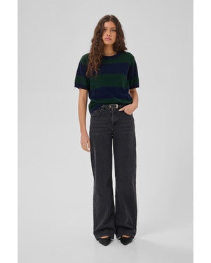 MWJola Knit Pullover SS Blauw