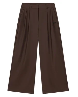 ladies woven wide leg pants Bruin 1