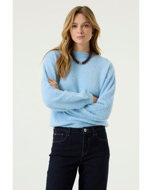 Z0072 Ladies Pullover Blauw