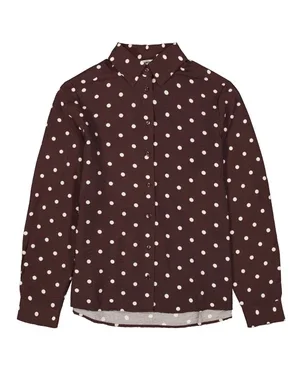 U260031 Ladies Shirt LS Bruin 1