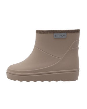 Thermo Boots Short Solid Beige
